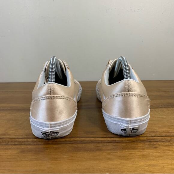 Vans Old Skool Satin Ribbon Lace Womens Sneaker Size 8 - Picture 5 of 9